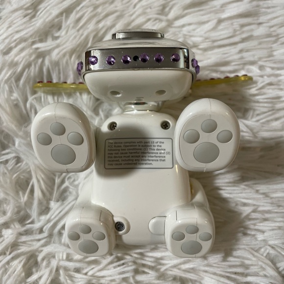 VTG Y2K 2005 Hasbro Sega Toys iDog Bling Robot Dog White MP3 Music Speaker WORKS - Picture 6 of 11